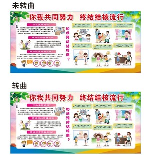 肺结核防治展板