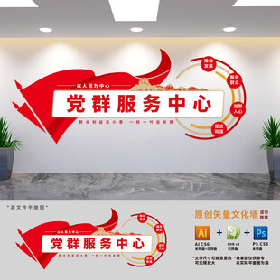 社区党群服务中心文化墙