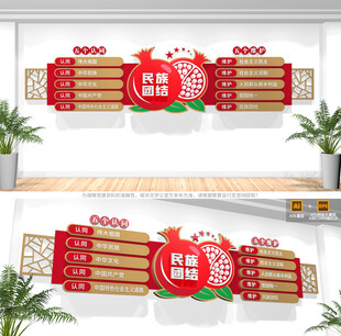 民族团结文化墙