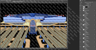 杭州西站俯瞰图