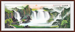 聚宝盆风水画 客厅风水画 