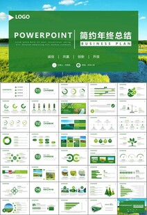 湿地环境保护生态森林业PPT