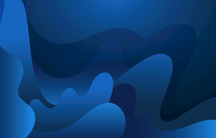 蓝色抽象渐变流体背景图