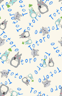 卡通图案背景纹理素材