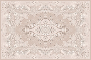 复古米色花纹瓷砖图案