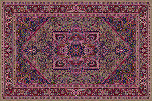 传统精美几何图案地毯