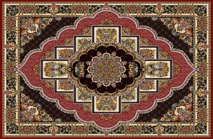 复古几何图案精美地毯