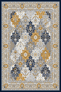 几何图案复古风地毯