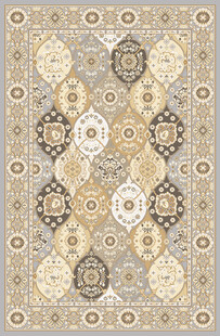 复古几何图案地毯花纹