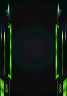 炫酷绿色科技风背景