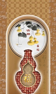 中式葫芦挂钟传统韵味浓