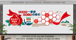 民族团结照片墙