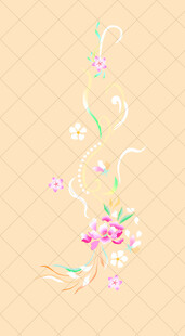 花卉藤蔓装饰图案