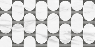 几何图案白色仿古砖花砖背景