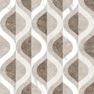 几何波浪纹瓷砖花砖