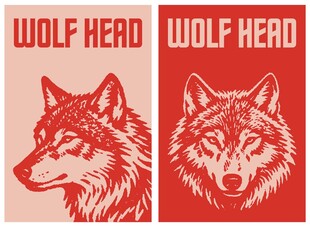 矢量狼头