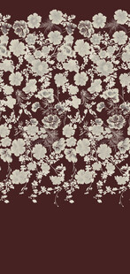 大牌复古花卉图案