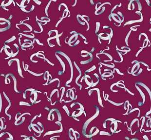 大牌银色花纹图案