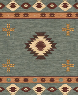 民族风几何图案地毯纹理