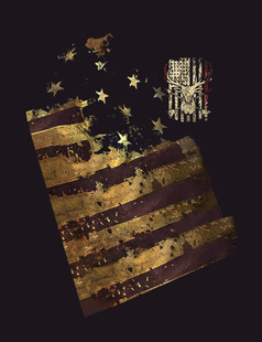 复古风美国国旗图案设计