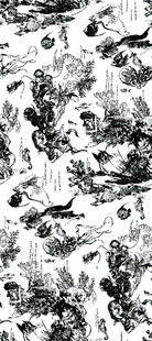 黑白抽象纹理图案