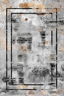 抽象几何纹理装饰画