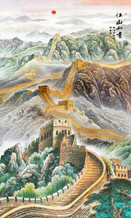 长城玄关装饰画