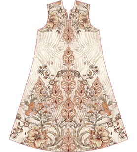 中东大袍子 定位花