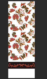 草莓图案装饰织物