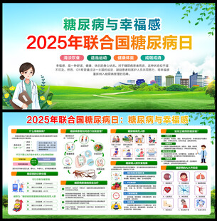 2025年联合国糖尿病日海报