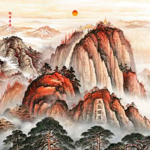 泰山日出五岳独尊