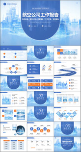 民航局航空公司工作总结PPT