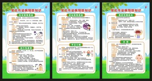 传染病预防知识展板