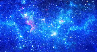 蓝色星空软膜天花吊顶