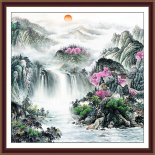 山水画国画山水国画