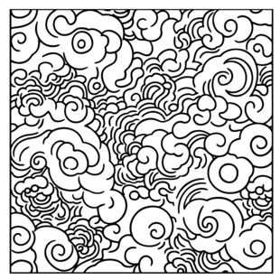 中式传统云纹图案设计