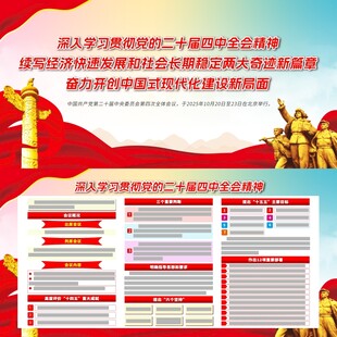 二十届四中全会展板