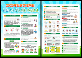 世界艾滋病日宣传单