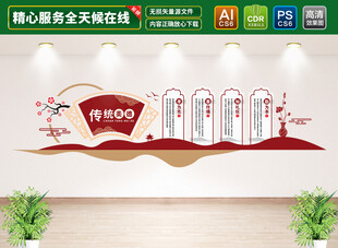 传统美德文化墙