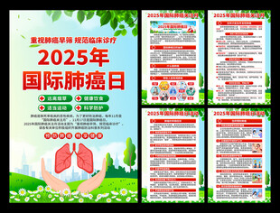 2025年国际肺癌日海报