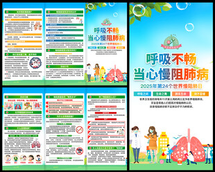 2025年世界慢阻肺日三折页