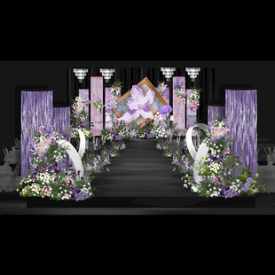 莫奈金相框婚礼