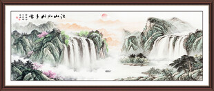 大厅山水画