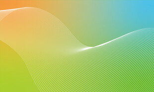 多彩渐变波浪背景图