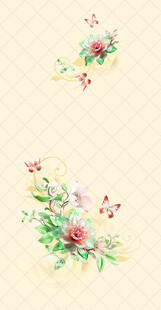 手绘花卉图案设计元素