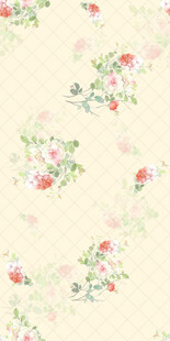 复古花卉图案背景纹理