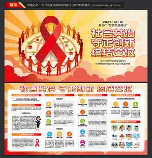 世界艾滋病日展板