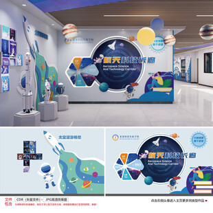 学校科技文化长廊形象墙