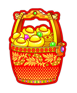 喜庆福篮装满吉祥好礼