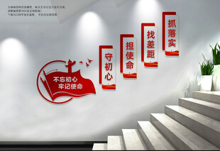 党建楼梯文化墙